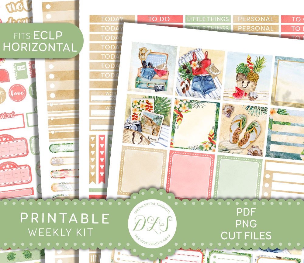Erin Condren Printable Planner Stickers Erin Condren Sticker Etsy 