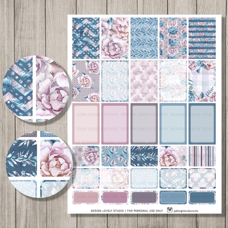 Mambi Planner Stickers, Happy Planner Weekly Kit, Printable Stickers ...