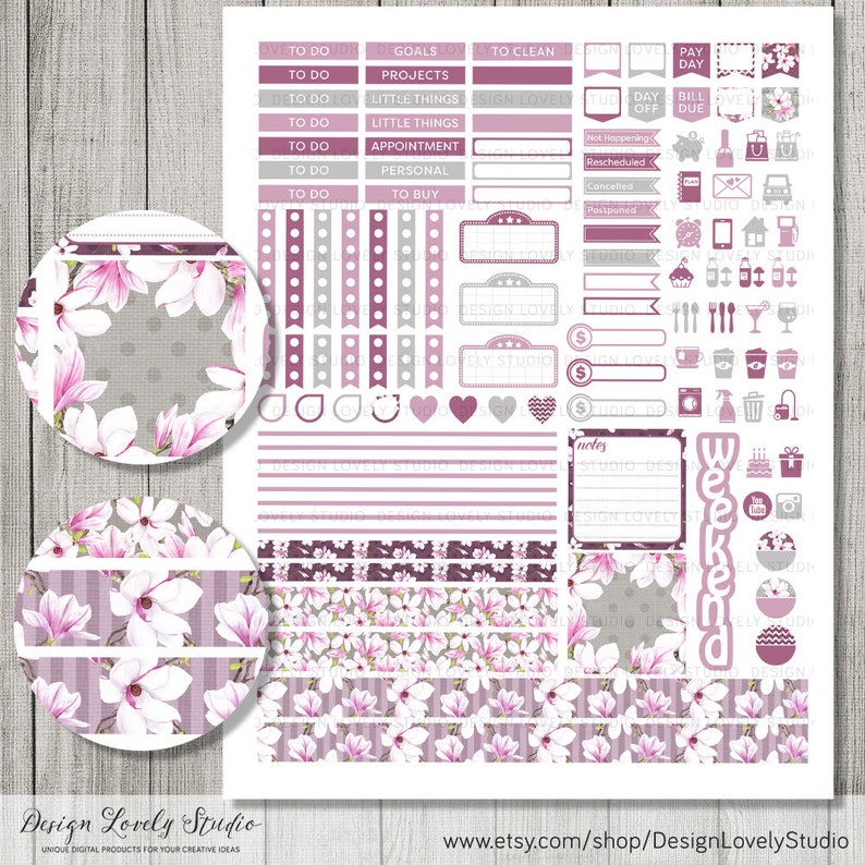 Mini Happy Planner Printable Stickers Mini HP Printable Etsy