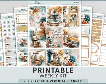 Winter Planner Stickers: Snow Vibes Weekly Kit for Erin Condren ...