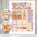 Printable OCTOBER Monthly Stickers Kit, Happy Planner October Kit, Fall ...
