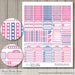 Printable Weekly Planner Kit, Crystal Planner Stickers, ECLP Vertical ...