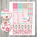 February Monthly Kit, Happy Planner February Stickers, February ...