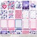Printable Weekly Planner Kit, Crystal Planner Stickers, ECLP Vertical ...