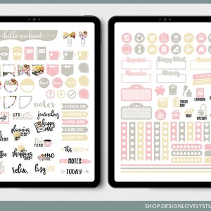 Digital Planner Stickers, Spring Planner Stickers, Butterfly Stickers ...