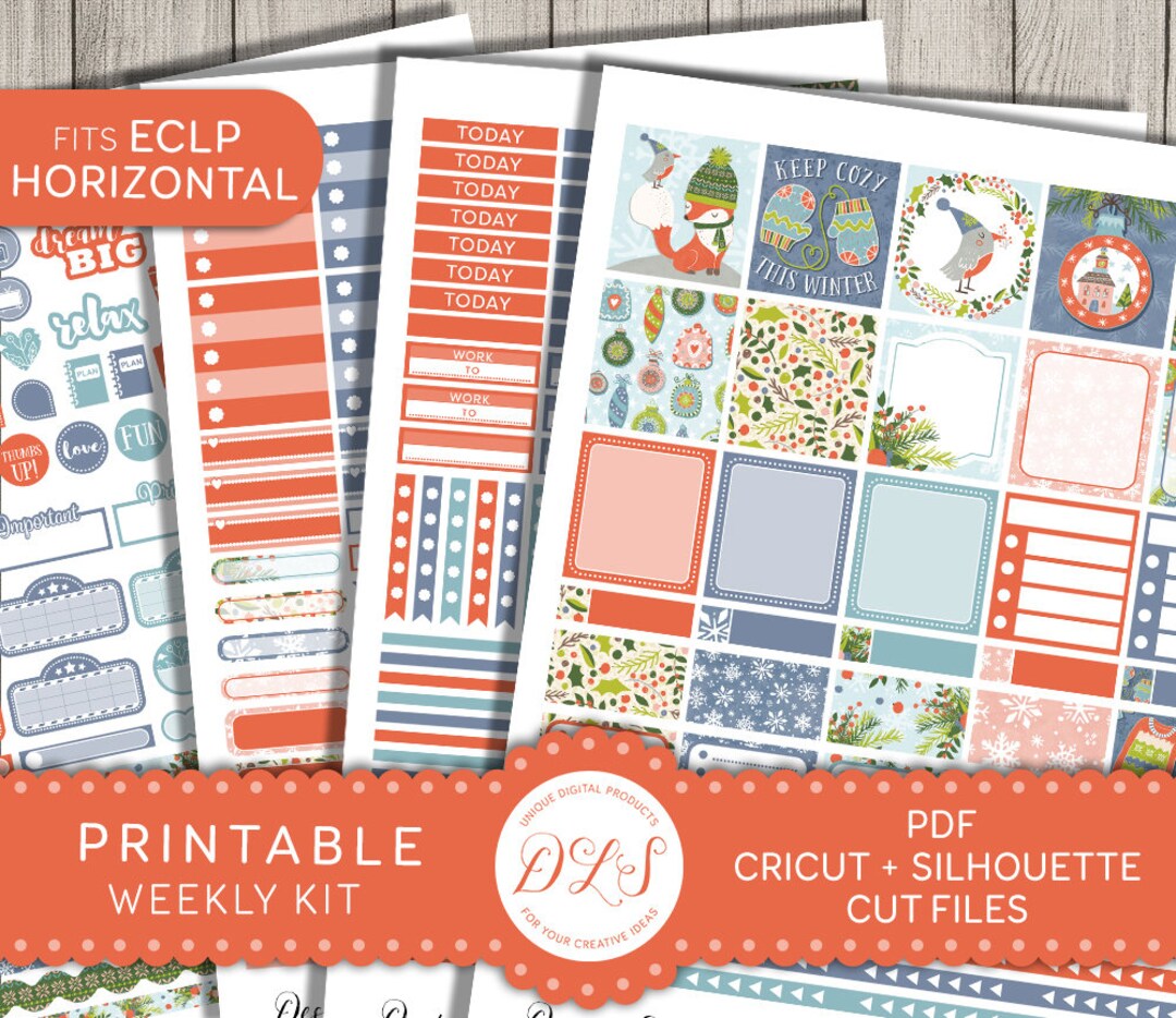 Christmas Weekly Planner Kit Printable Christmas Planner - Etsy