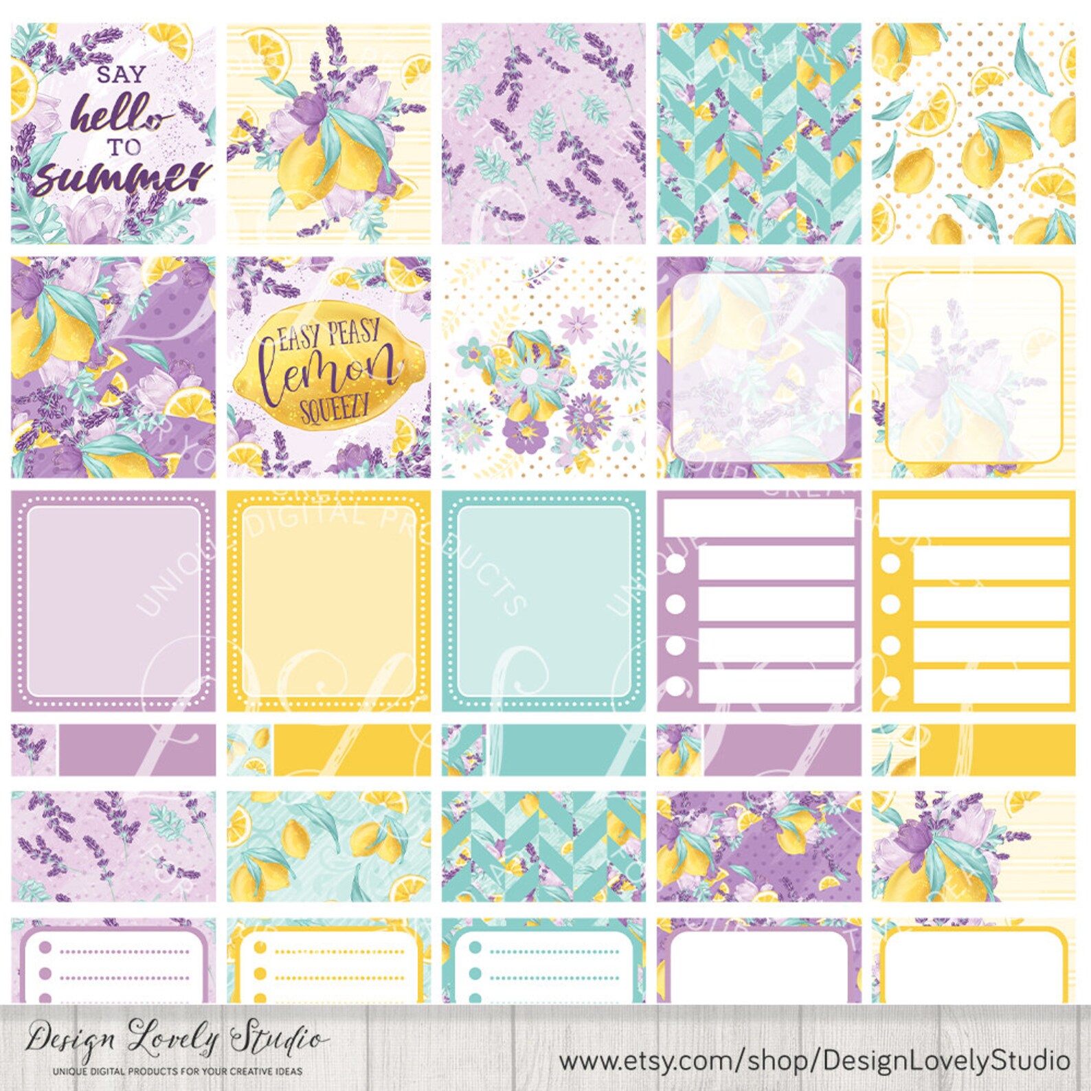 Weekly Planner Printable Erin Condren Horizontal Printable - Etsy