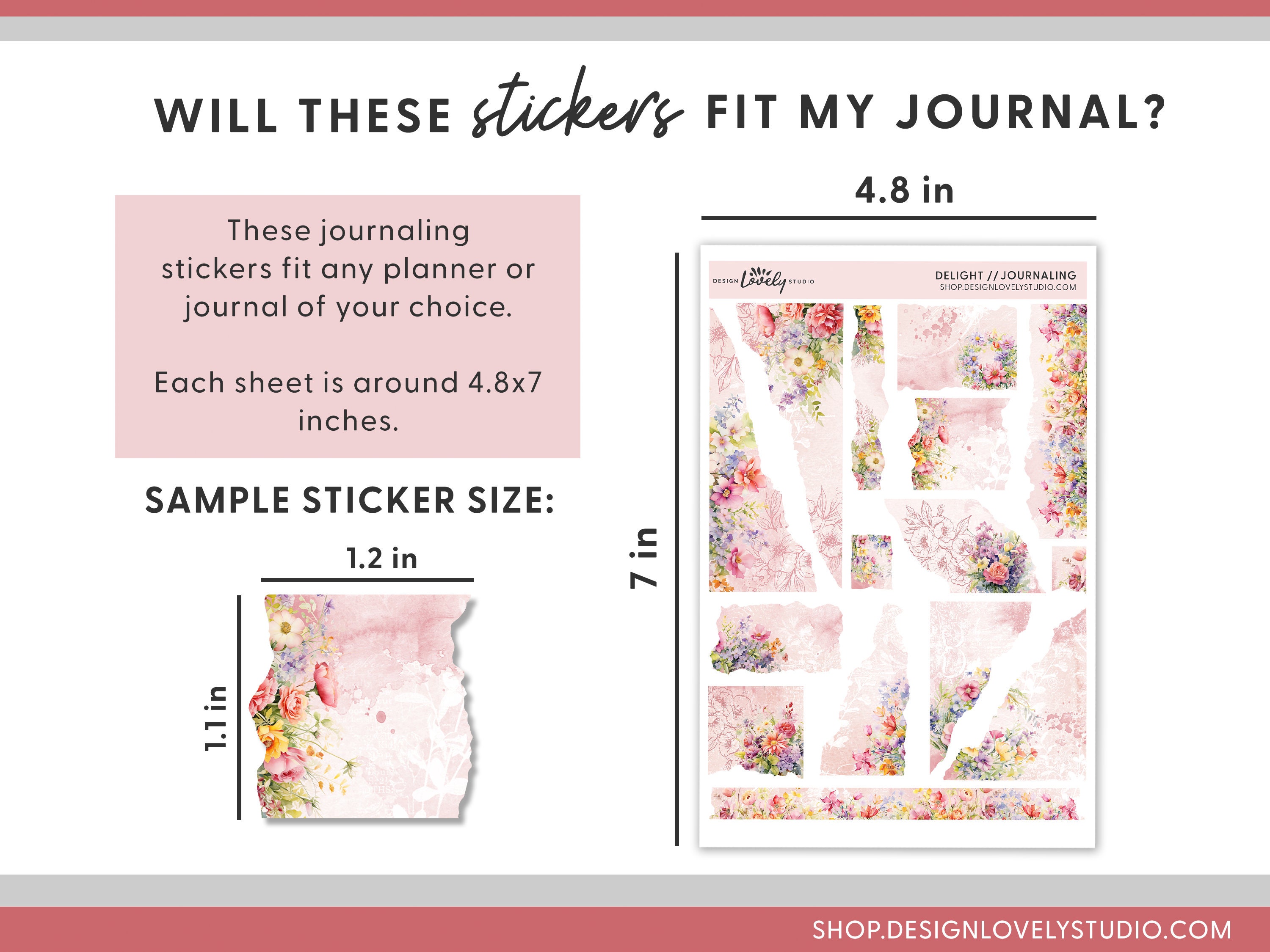Printable Torn Paper Stickers, Ripped Paper Stickers, Journaling ...