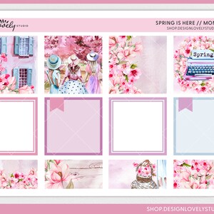 May Planner Stickers, Happy Planner Monthly Stickers, Spring Planner ...