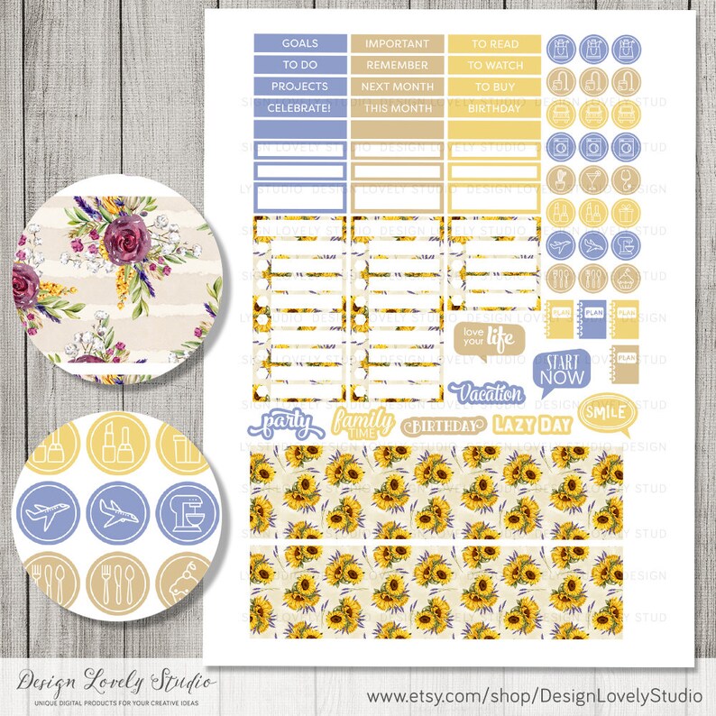 AUGUST Planner Stickers Happy Planner Monthly Stickers - Etsy