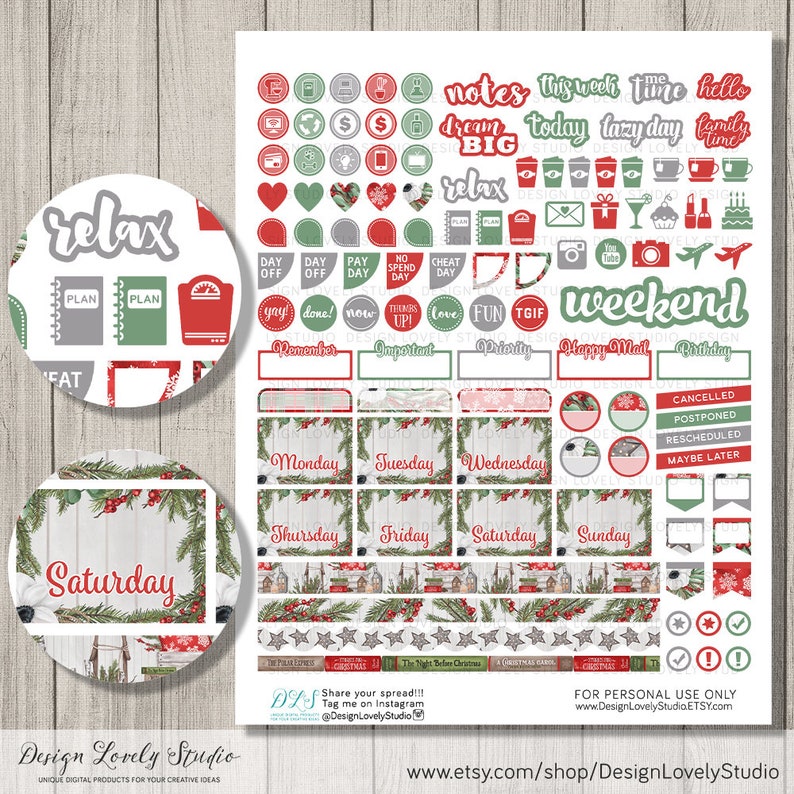 Happy Planner Christmas Stickers Kit Printable Christmas Etsy happy-planner-christmas-stickers-kit-printable-christmas-etsy