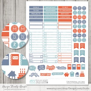 December Big Happy Planner Kit, December Printable Monthly Kit, Big ...