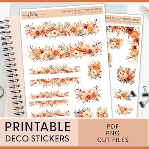 Herbst Sticker Blatt, Herbst Aufkleber, Herbst Deko Aufkleber, Planer Aufkleber, BuJo Aufkleber, Herbst Aufkleber, JS160
