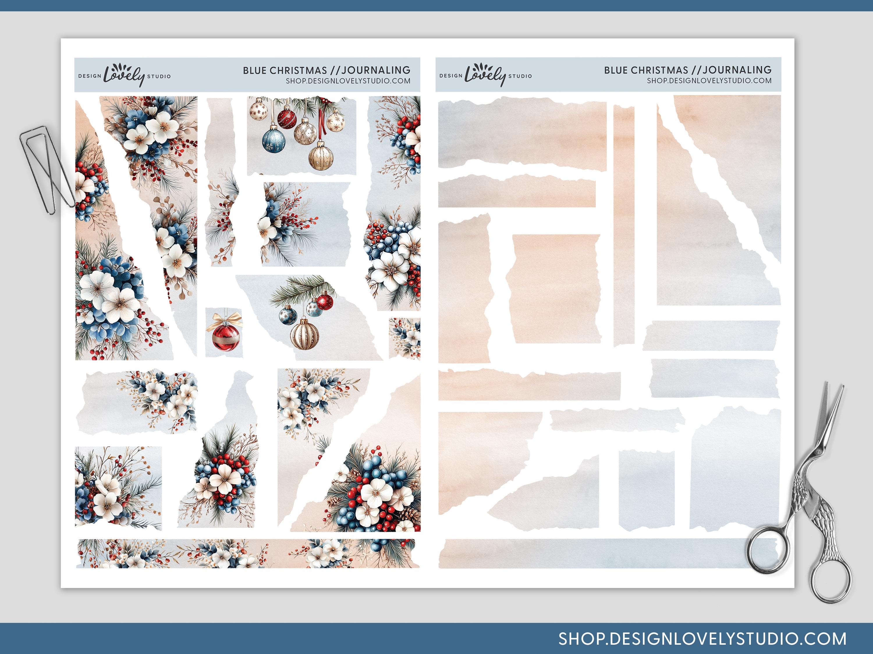 Printable Torn Paper Stickers, Ripped Paper Stickers, Journaling ...