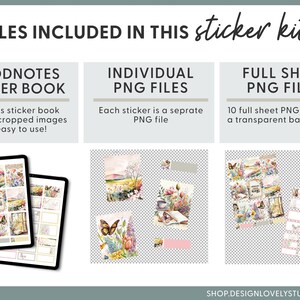 Digital Planner Stickers, Spring Planner Stickers, Butterfly Stickers ...