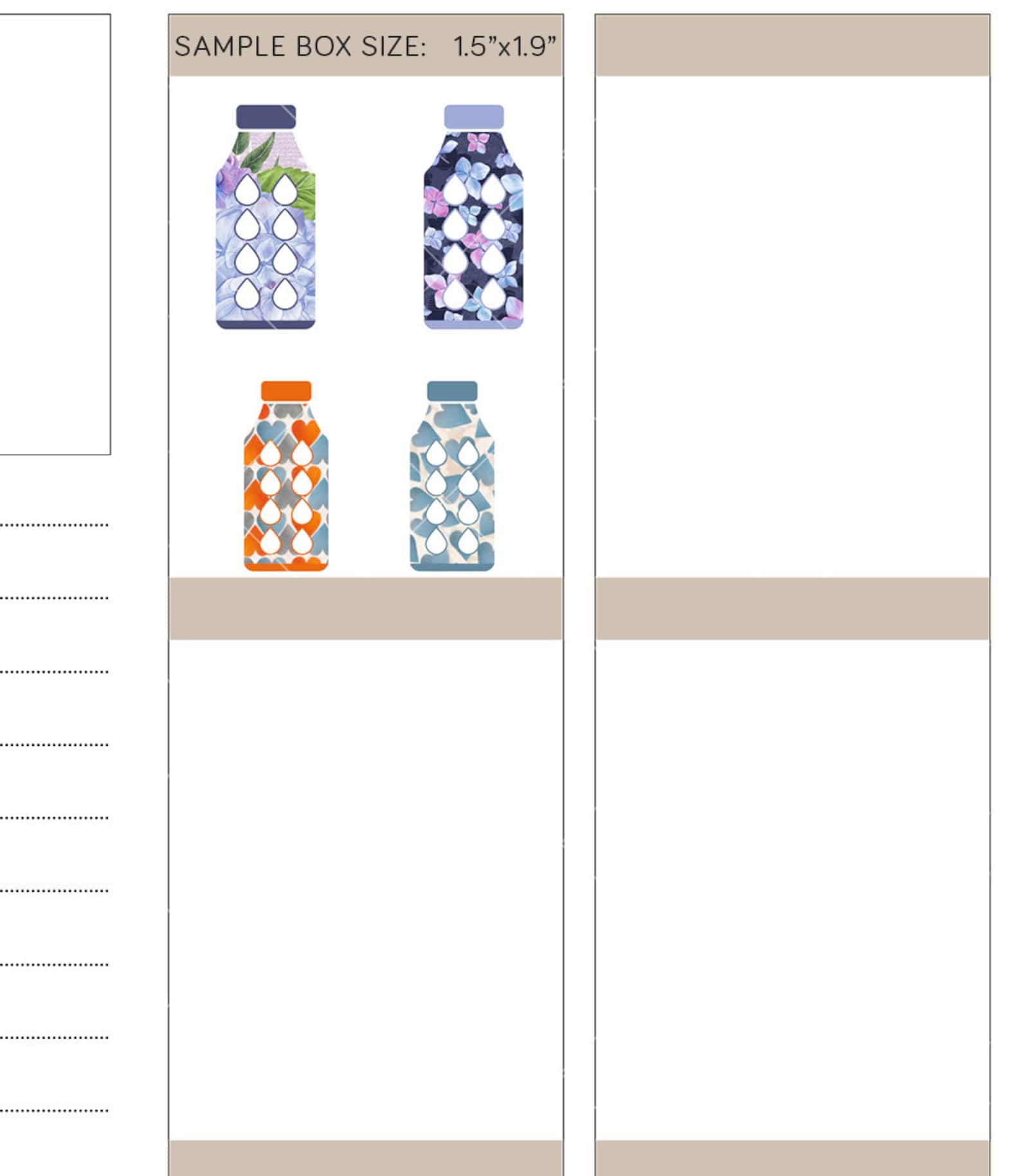 Printable Hydrate Planner Stickers Hydrate Drink Bottle - Etsy