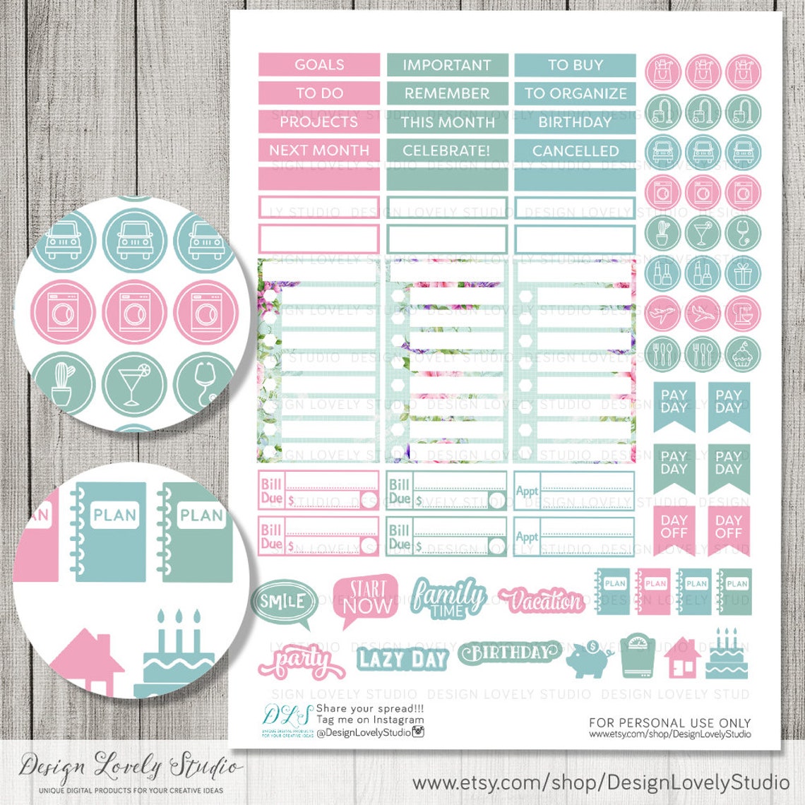 May Big Happy Planner Stickers Printable Big Happy Planner - Etsy