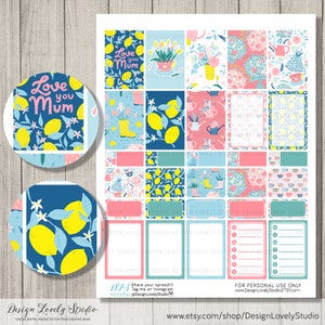 Mothers Day Printable Planner Stickers , Happy Planner Classic ...