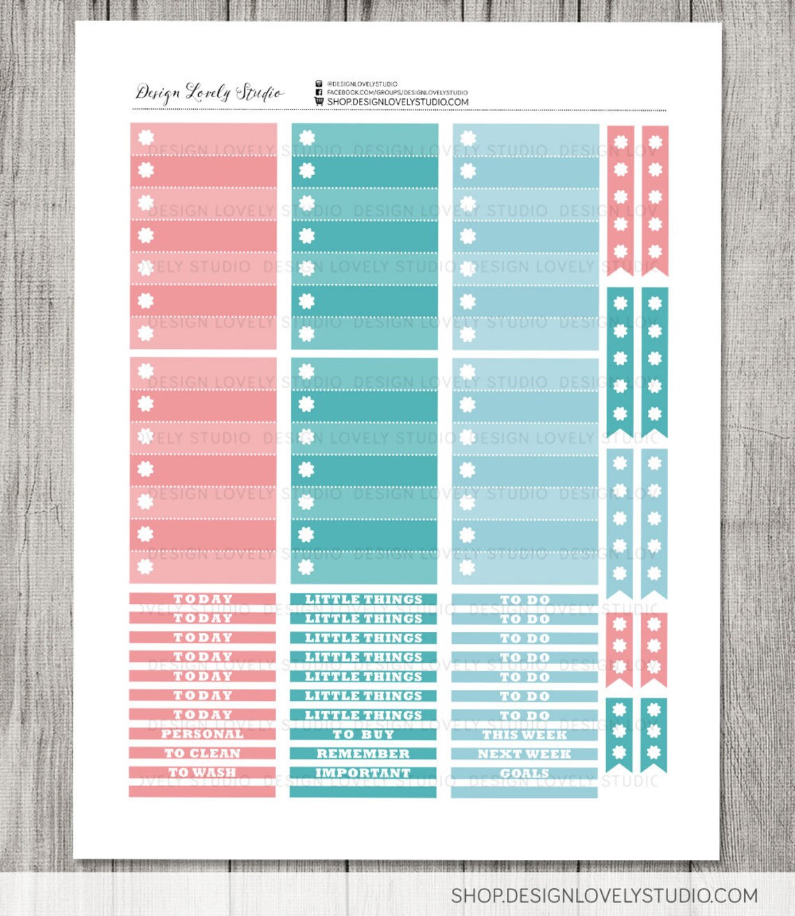 PRINTABLE Big Happy Planner Stickers Kit Dreamcatcher Planner - Etsy