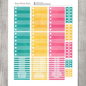 PRINTABLE Big Happy Planner Stickers Kit, Summer Planner Stickers ...