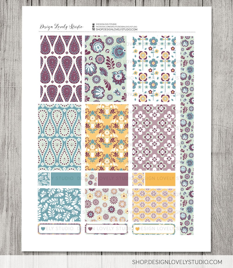 Big Happy Planner Printable Stickers, Printable Weekly Stickers Kit ...