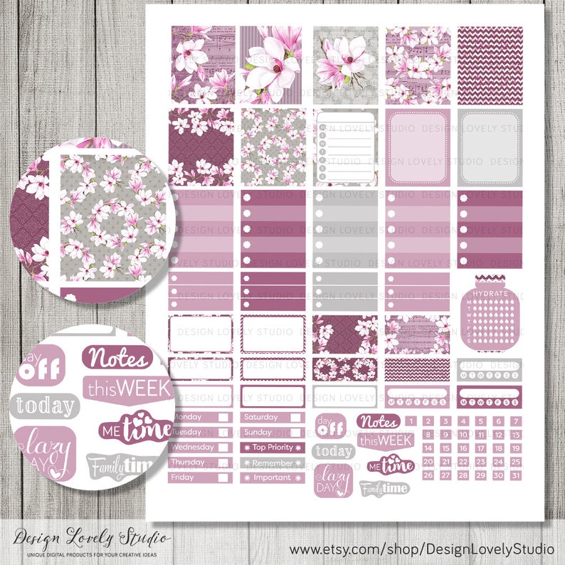 Mini Happy Planner Printable Stickers Mini HP Printable Etsy