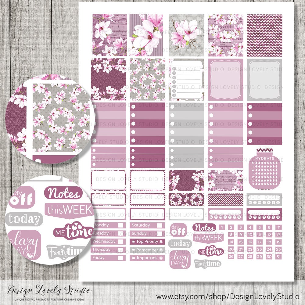 Mini Happy Planner Printable Stickers Mini HP Printable - Etsy