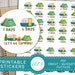 Camping Countdown Stickers Printable Camping Countdown | Etsy