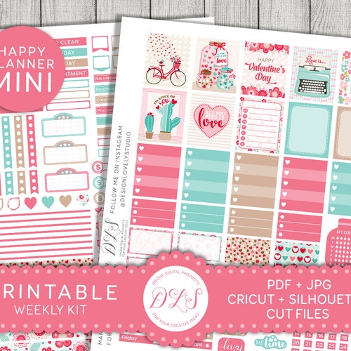 Printable Mini Happy Planner Stickers Llama Planner Stickers | Etsy