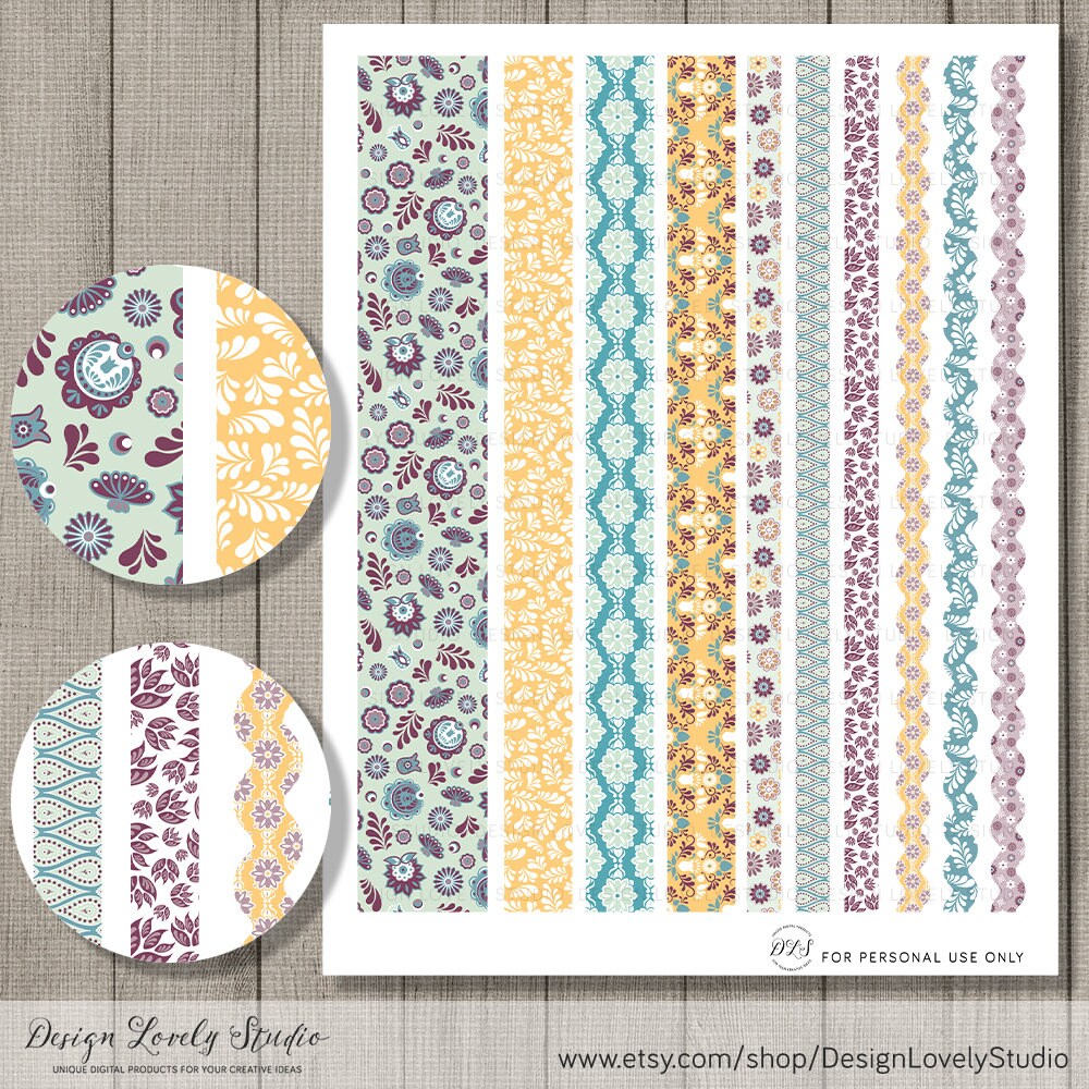 Weekly Kit for Erin Condren ECLP Vertical Stickers Pastel | Etsy
