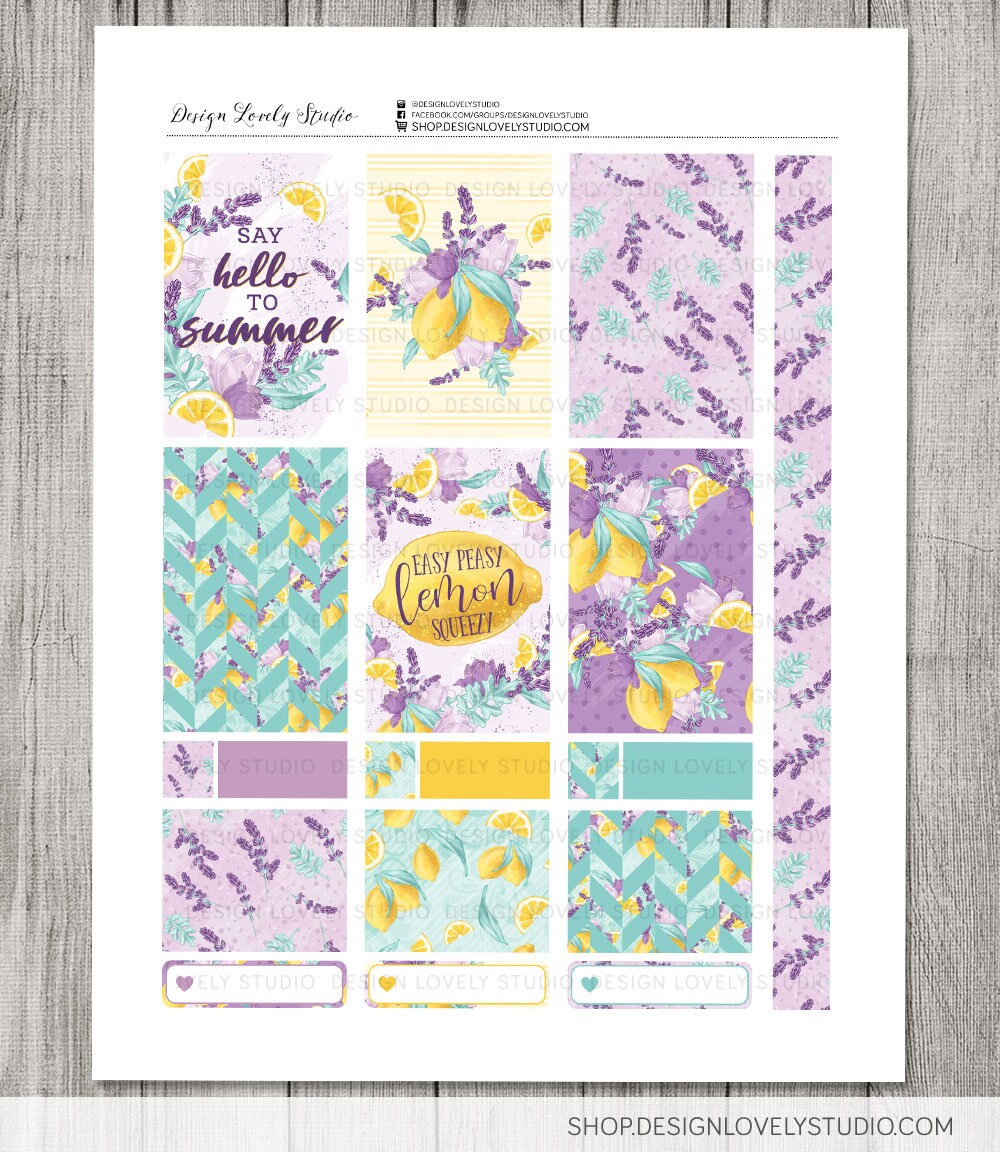 PRINTABLE Big Happy Planner Stickers Kit Weekly Planner - Etsy