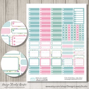Printable Happy Planner Weekly Kit, Spring Planner Printables, Happy ...