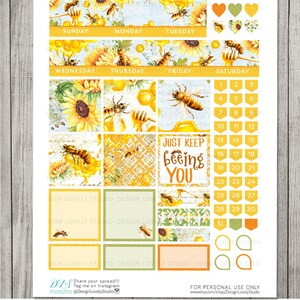 Big Happy Planner PRINTABLE Monthly Stickers Kit, Big Happy Planner ...