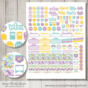 Weekly Planner Printable, Erin Condren Horizontal Printable, Summer ...