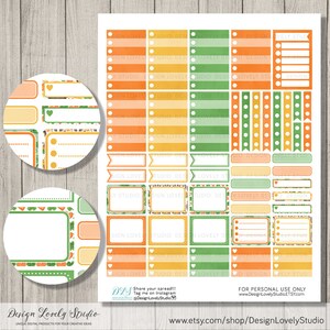Printable St. Patrick's Day Planner Stickers, Happy Planner March ...