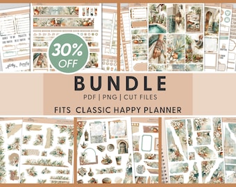 Adesivi stampabili per agenda a tema oasi, kit di adesivi settimanali per Happy Planner, adesivi estivi per agenda, viaggio in Marocco, oasi nel deserto, BH163