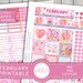 Printable FEBRUARY Planner Stickers Kit Happy Planner | Etsy