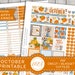 October Happy Planner Happy Planner October Monthly Kit | Etsy