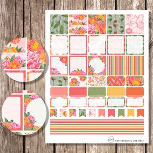 HORIZONTAL Planner Stickers, Erin Condren Horizontal, Weekly Stickers ...