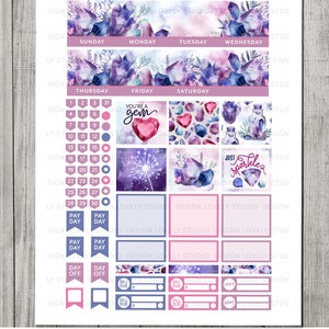 Printable Monthly Planner Stickers, Erin Condren Monthly Kit, Monthly ...