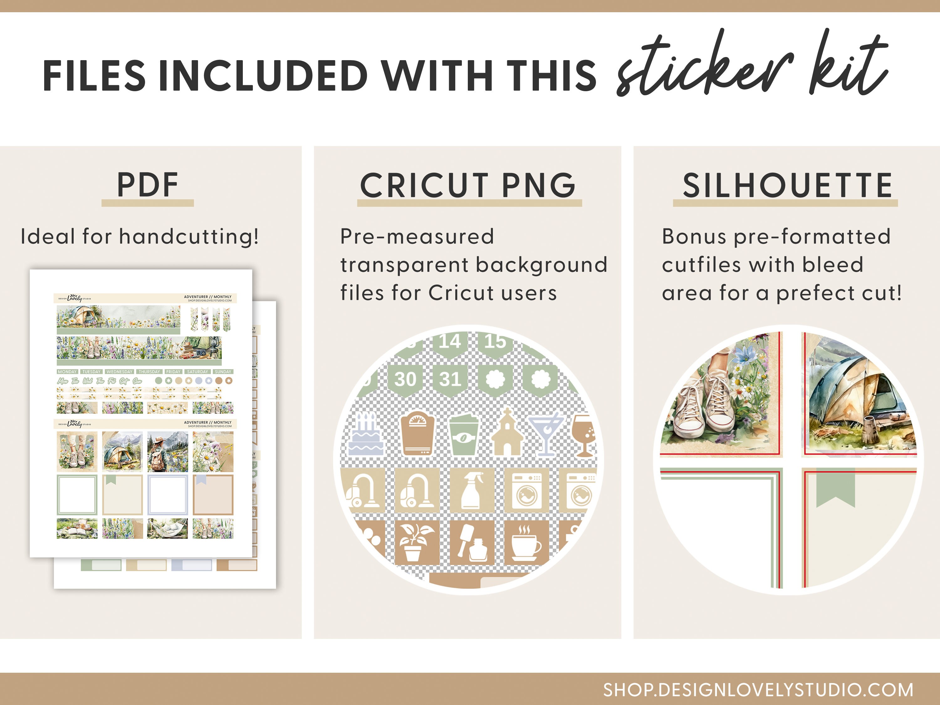 June Monthly Sticker Kit, July Planner Stickers, August Monthly Kit ...