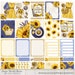 SUNFLOWERS Planner Stickers, Printable Weekly Sticker Kit, Floral ...
