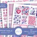 Printable Weekly Planner Kit Crystal Planner Stickers ECLP | Etsy