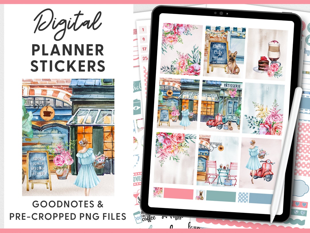 Summer Digital Stickers, Digital Planner Stickers, Goodnotes Stickers ...