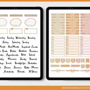 Digitala höstklistermärken, digitala höstklistermärken, Goodnotes-klistermärken, iPad-klistermärken, digitala planeringsklistermärken, Paris på hösten, DS134 bild 5