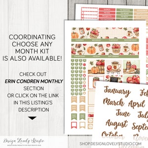 Printable Erin Condren Notes Page Stickers, Fall Planner Stickers ...