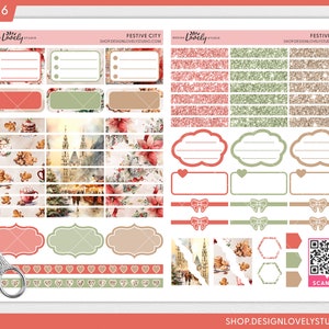 Christmas Planner Stickers, Winter Planner Stickers, December Weekly ...