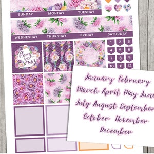Big Happy Planner Monthly Kit, Printable Big Happy Planner Monthly ...