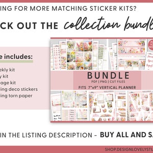 Printable Floral Planner Stickers, Summer Stickers, Spring Stickers ...