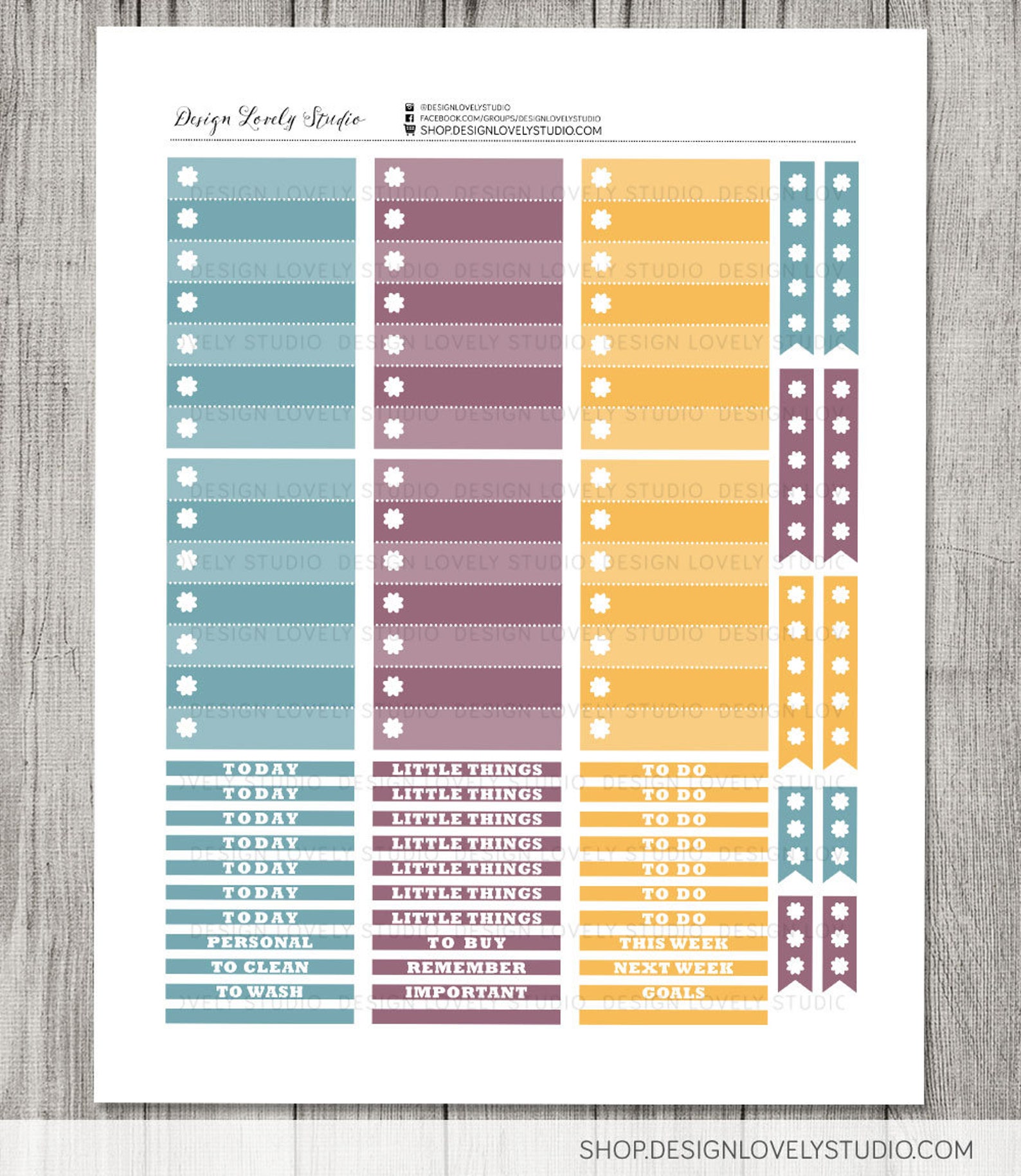 Big Happy Planner Printable Stickers Printable Weekly - Etsy